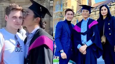 TVB演員馬德鐘曬兒子畢業照，與太太奔赴澳洲，兒子性取向遭質疑