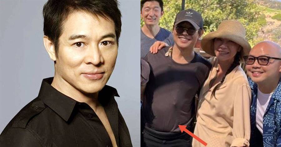 59歲李連杰定居美國！身材發福肚腩明顯，與楊紫瓊親密合影感情好