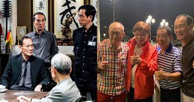 76歲陳惠敏與太太慶新婚，梁小龍穿紅上衣現身，72歲仍顯年輕
