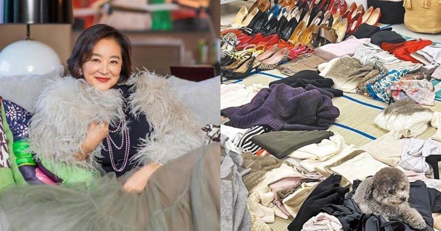 林青霞決定把名牌衣物捐出，而有30年歷史的褲子，卻是她最珍貴的「珍藏寶貝」