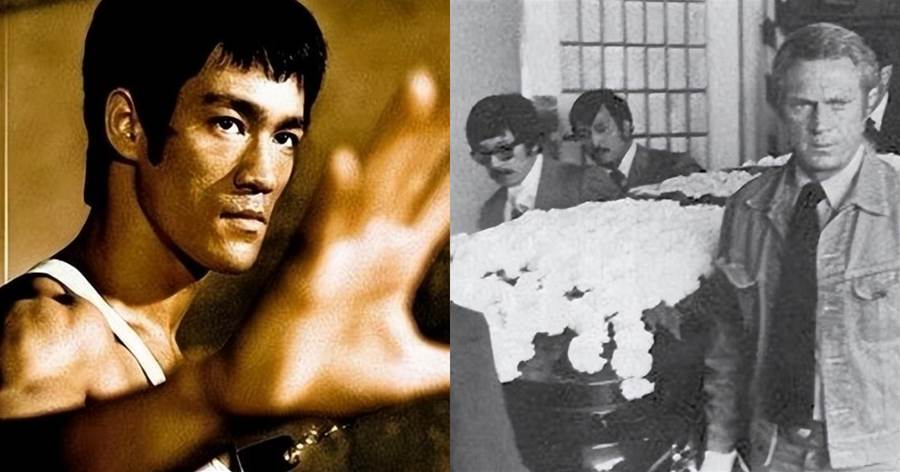 1973年李小龍去世，有6個外國人為他扶靈，身份神秘且非等閑之輩