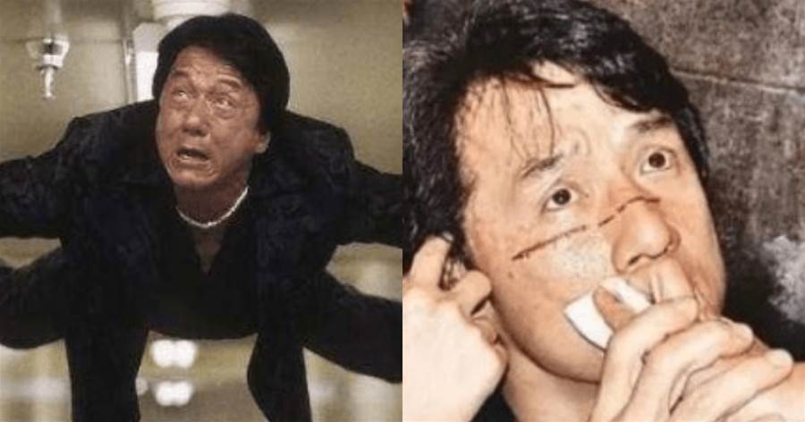 成龍唯一不敢演的戲份，由替身出演，事后成龍直接送他一輛法拉利！