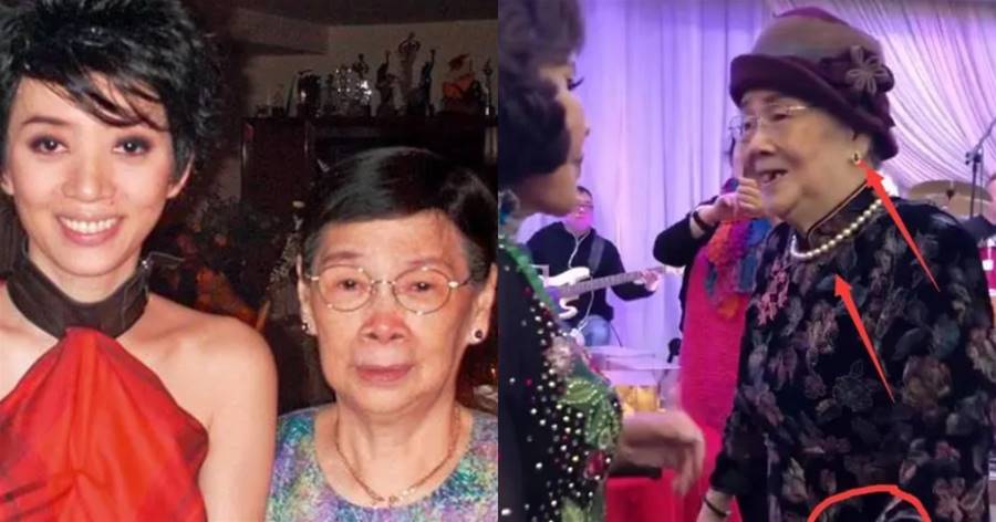從梅艷芳遺產里拿20萬慶祝95歲大壽，梅媽在派對上很開心。
